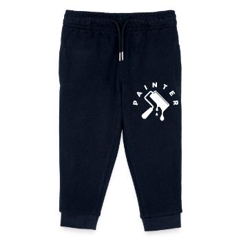 Colorful painter professional pride - Kids Organic Sweatpants by Stanley/Stella - navy - Front