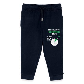 Coder Web Developer Programmer Will I talk about F - Kinder Organic Jogginghose Mini Mover von Stanley/Stella - Navy - Vorne