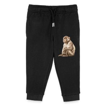 Macaque Macaque - Kids Organic Sweatpants by Stanley/Stella - black - Front