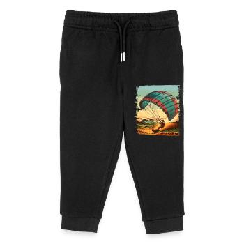 Kitesurfen Kitesurfer Kiteboard - Kinder Organic Jogginghose Mini Mover von Stanley/Stella - Schwarz - Vorne
