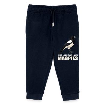 Elstern Elster - Kinder Organic Jogginghose Mini Mover von Stanley/Stella - Navy - Vorne