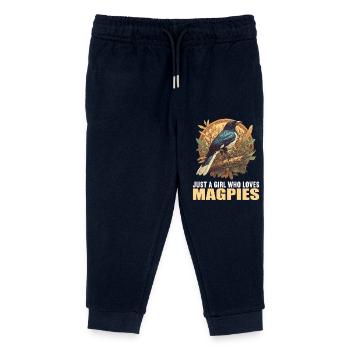 Elstern Elster - Kinder Organic Jogginghose Mini Mover von Stanley/Stella - Navy - Vorne