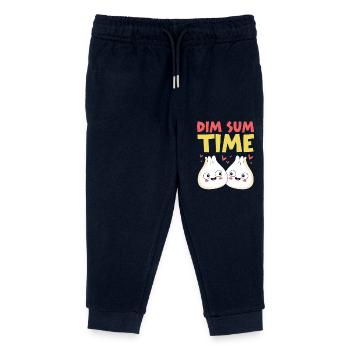 Dim sum - Pantalon de jogging enfant bio Stanley/Stella - marine - Devant