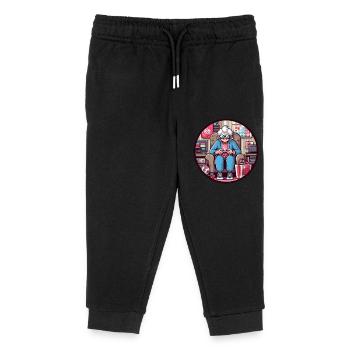 Gamer Granny - Kids Organic Sweatpants by Stanley/Stella - black - Front