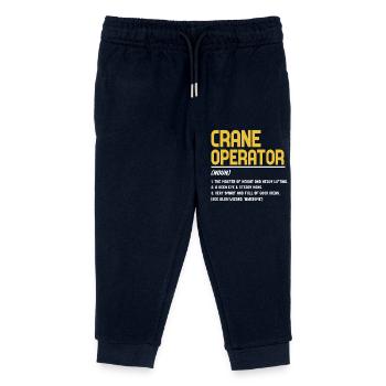Définition de grutier - Pantalon de jogging enfant bio Stanley/Stella - marine - Devant