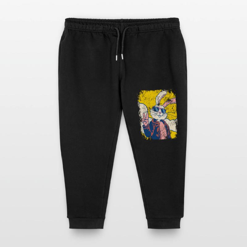 Cool Easter Bunny - Easter Egg - Gift Kids Organic Sweatpants by Stanley/Stella