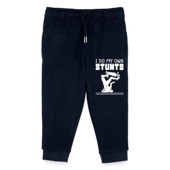 Longboard Longboarder Longboarding - Kinder Organic Jogginghose Mini Mover von Stanley/Stella - Navy - Vorne