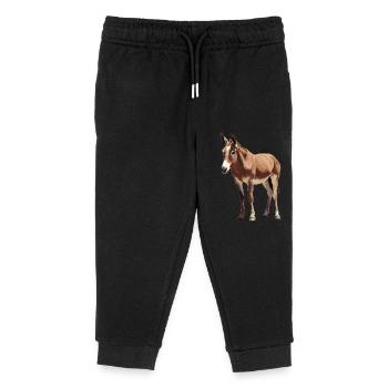 Maultiere Maultier - Kinder Organic Jogginghose Mini Mover von Stanley/Stella - Schwarz - Vorne