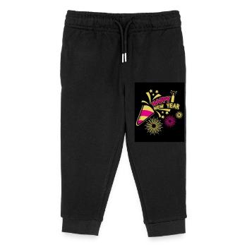 Nouvel An 8 - Pantalon de jogging enfant bio Stanley/Stella - noir - Devant