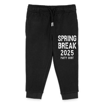 Spring Break 2025 Party Shirt - Kinder Organic Jogginghose Mini Mover von Stanley/Stella - Schwarz - Vorne
