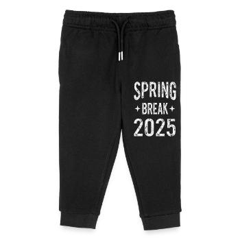 Spring Break 2025 Party Shirt - Kinder Organic Jogginghose Mini Mover von Stanley/Stella - Schwarz - Vorne