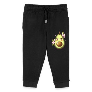 Aesthetic Avocado Fruit - Kids Organic Sweatpants by Stanley/Stella - black - Front