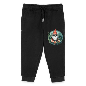 Cool Garden Gnome - Kids Organic Sweatpants by Stanley/Stella - black - Front