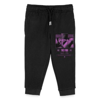 Red Eyed Tree Frog Rainforest Amphibian - Kids Organic Sweatpants by Stanley/Stella - black - Front
