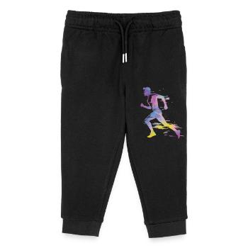 Sprinter Colorsplash Sprintender Sprint - Kinder Organic Jogginghose Mini Mover von Stanley/Stella - Schwarz - Vorne