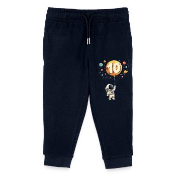 Niedliche Astronaut 10. Geburtstag Junge Weltraum - Kinder Organic Jogginghose Mini Mover von Stanley/Stella - Navy - Vorne