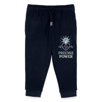 Nicu Parent Pride Preemie Warrior Neugeborene - Kinder Organic Jogginghose Mini Mover von Stanley/Stella - Navy - Vorne