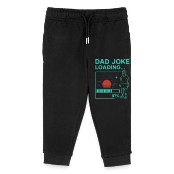 Dad Joke Loading - Kinder Organic Jogginghose Mini Mover von Stanley/Stella - Schwarz - Vorne
