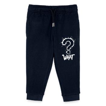 Quel point d’interrogation Splash - Pantalon de jogging enfant bio Stanley/Stella - marine - Devant