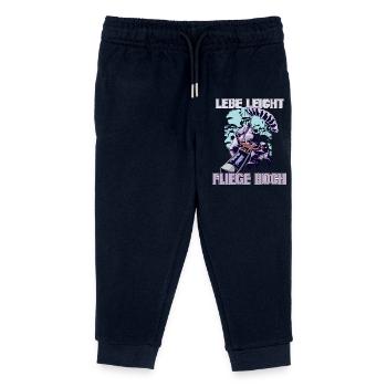 Vivre léger, voler haut – Paragliding Design - Pantalon de jogging enfant bio Stanley/Stella - marine - Devant