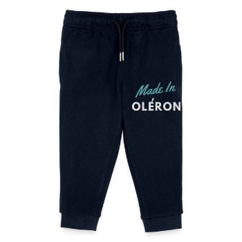 Made in Oléron - Kids Organic Sweatpants by Stanley/Stella - navy - Front