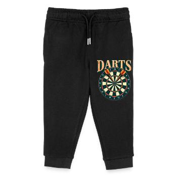 Darts Sport Dartboard Dartscheibe - Kids Organic Sweatpants by Stanley/Stella - black - Front