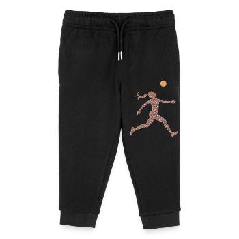 Handball-Herzschlag - Frauen & Mädchen - Kinder Organic Jogginghose Mini Mover von Stanley/Stella - Schwarz - Vorne