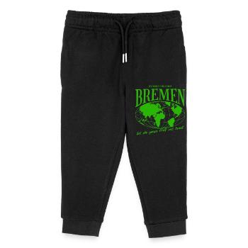 Brême Home Pride Football Cadeau - Pantalon de jogging enfant bio Stanley/Stella - noir - Devant
