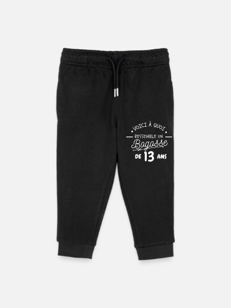 13-ÅRIG DRENG - Stanley/Stella børne sweatpants økologisk - sort