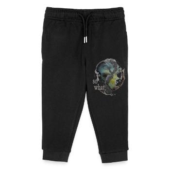 Jazz "so what" - Kinder Organic Jogginghose Mini Mover von Stanley/Stella - Schwarz - Vorne
