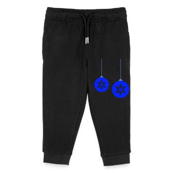 Weihnachtskugeln Stern - Kinder Organic Jogginghose Mini Mover von Stanley/Stella - Schwarz - Vorne