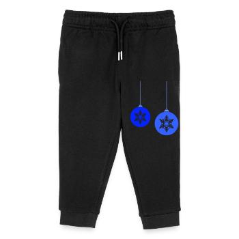 Weihnachtskugeln Stern frost - Kinder Organic Jogginghose Mini Mover von Stanley/Stella - Schwarz - Vorne
