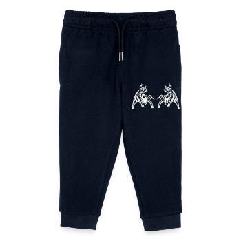 Taureau tribal - Pantalon de jogging enfant bio Stanley/Stella - marine - Devant