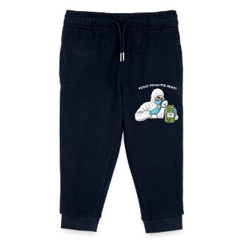 Pickle-pocalypse Ready ! - Kinder Organic Jogginghose Mini Mover von Stanley/Stella - Navy - Vorne