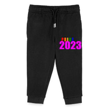 Pride 2023 - Pantalon de jogging enfant bio Stanley/Stella - noir - Devant