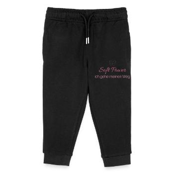 My way. My pace. My truth. - Kids Organic Sweatpants by Stanley/Stella - black - Front