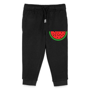 watermelon - Kids Organic Sweatpants by Stanley/Stella - black - Front