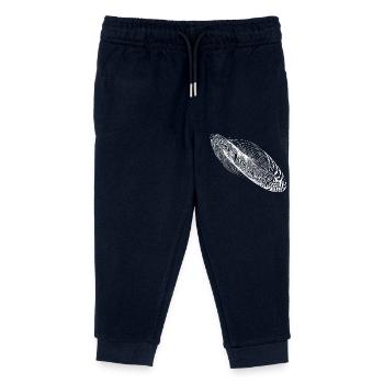 Abstrakte Schwingung Form Ellipse - Kinder Organic Jogginghose Mini Mover von Stanley/Stella - Navy - Vorne