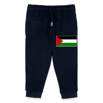 Palästina - Kinder Organic Jogginghose Mini Mover von Stanley/Stella - Navy - Vorne