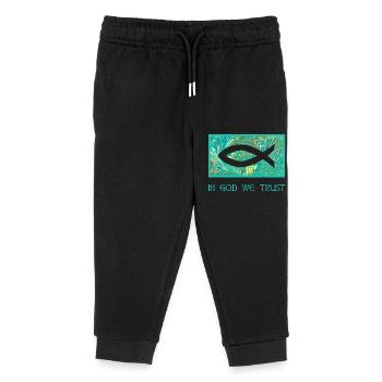 fisch ichthys e 71 - Pantalon de jogging enfant bio Stanley/Stella - noir - Devant