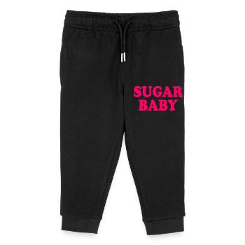 Sugar baby - Kids Organic Sweatpants by Stanley/Stella - black - Front