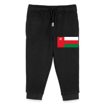 Oman - Pantalon de jogging enfant bio Stanley/Stella - noir - Devant