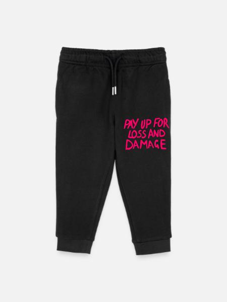 Pay up for loss and damage - Mjukisbyxor barn ekologisk Stanley/Stella - svart