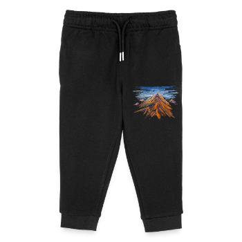Mountain - Kids Organic Sweatpants by Stanley/Stella - black - Front