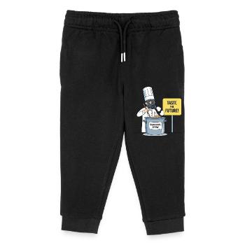 Taste the Future ! - Kids Organic Sweatpants by Stanley/Stella - black - Front