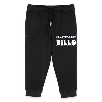 main thing billo - Kids Organic Sweatpants by Stanley/Stella - black - Front
