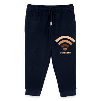 hashtag walnut wifi - Kids Organic Sweatpants by Stanley/Stella - navy - Front