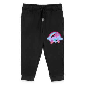 Magic Rainbow Toad Frog Wizard Frogs - Pantalon de jogging enfant bio Stanley/Stella - noir - Devant