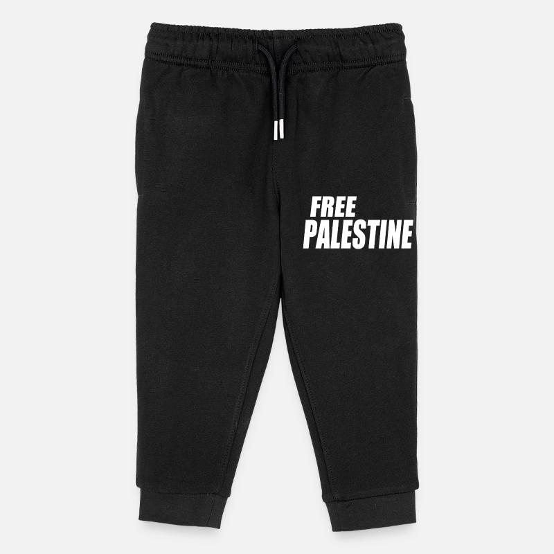 Free palestine - Pantalon de jogging enfant bio Stanley/Stella - noir