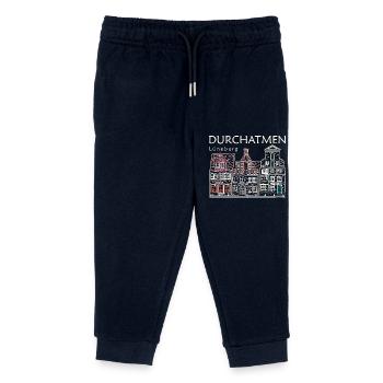 Lüneburg, Respirez profondément, Stintmarkt Allemagne - Pantalon de jogging enfant bio Stanley/Stella - marine - Devant